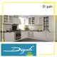 custom built kitchen cabinets uv stainless Digah Brand black kitchen cabinets 1