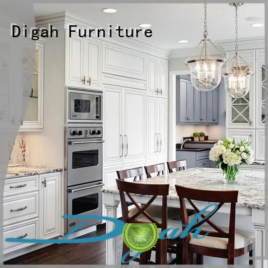 Custom modern different black kitchen cabinets Digah colorful 1