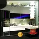 custom built kitchen cabinets uv wood black kitchen cabinets Digah Brand 1