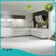Digah Brand stainless acrylic aluminium black kitchen cabinets 1