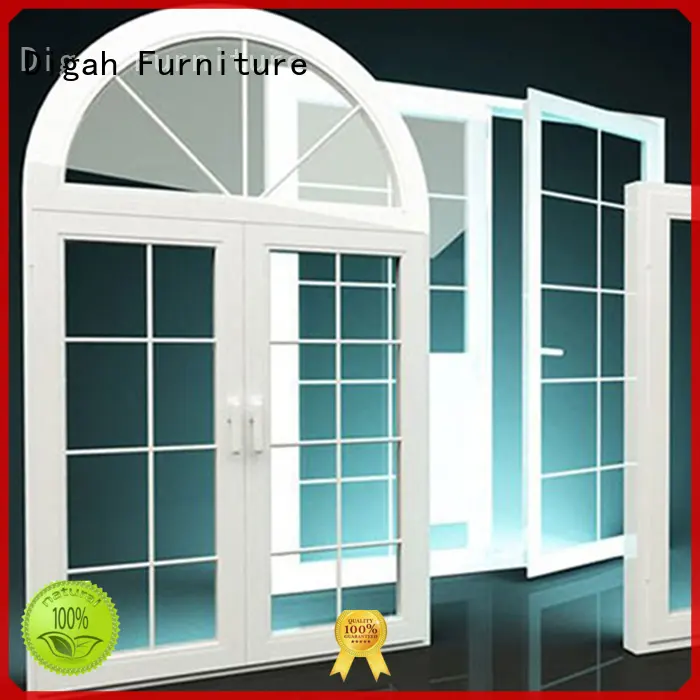 Horizontal aluminium window Double-glanzed Tempered Digah company 1