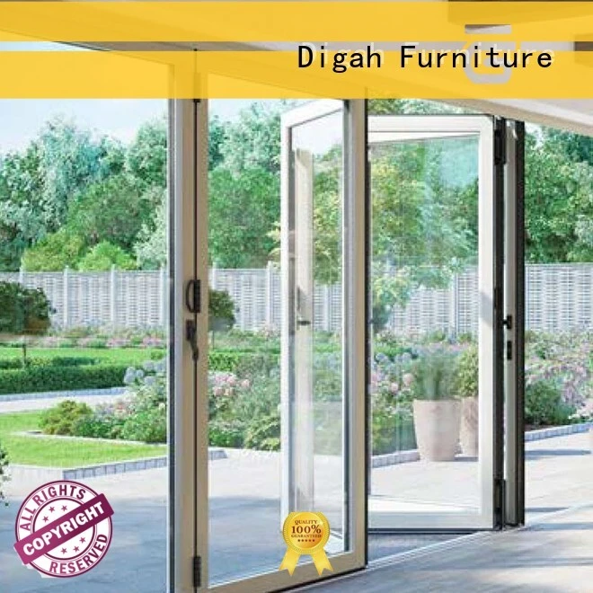 waterproof aluminium folding door in different color for dining room 1