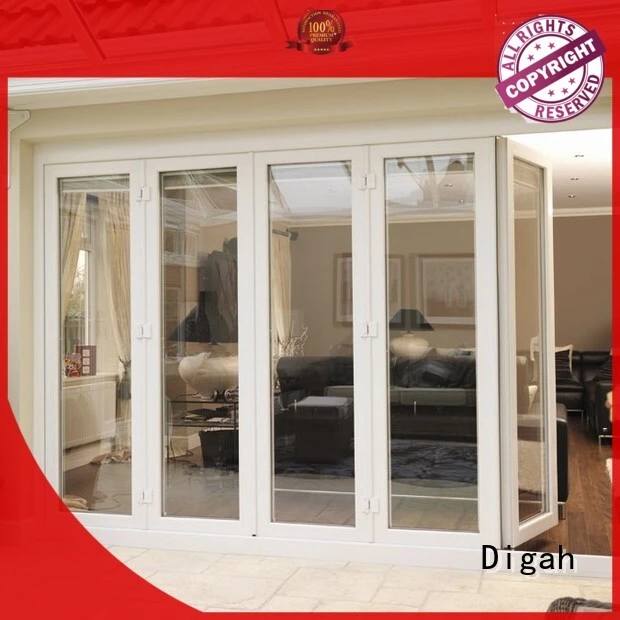 fireproof aluminum sliding patio doors in different color for bathroom 1