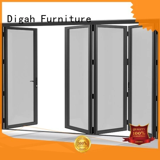 Aluminium Frame Tempered Glass Sliding Folding Patio Doors 1