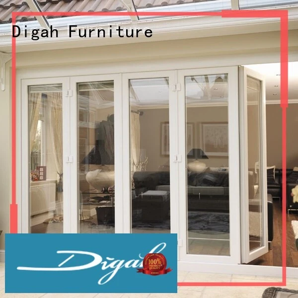 Colorful Aluminium Frame Swinging Glass Doors 1
