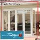 Colorful Aluminium Frame Swinging Glass Doors 1