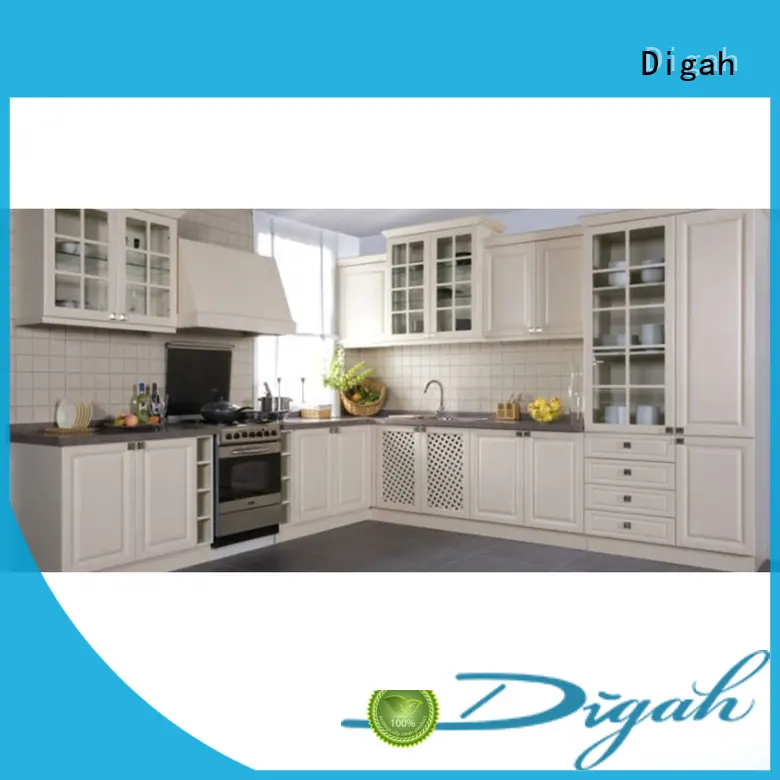 Popular Design Colorful Custom PVC Kitchen Cabinets 1