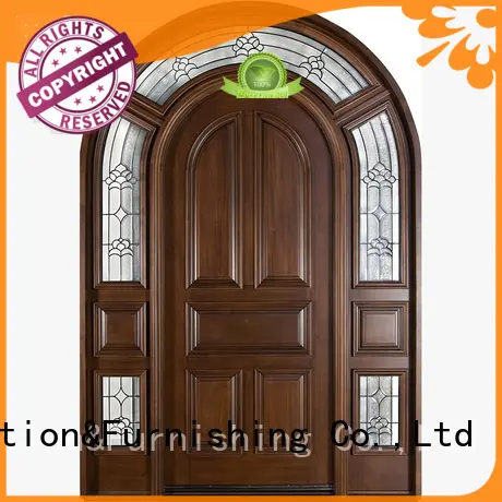 Hand carved exterior solid wood front doors 1