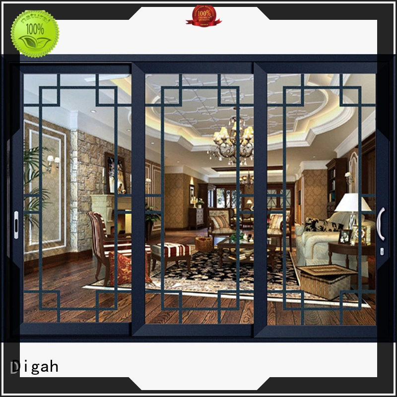 Digah moistureproof commercial aluminum doors aluminium for balcony 1