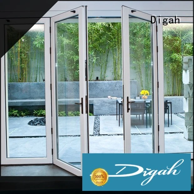aluminium bifold doors swinging for living room Digah 1