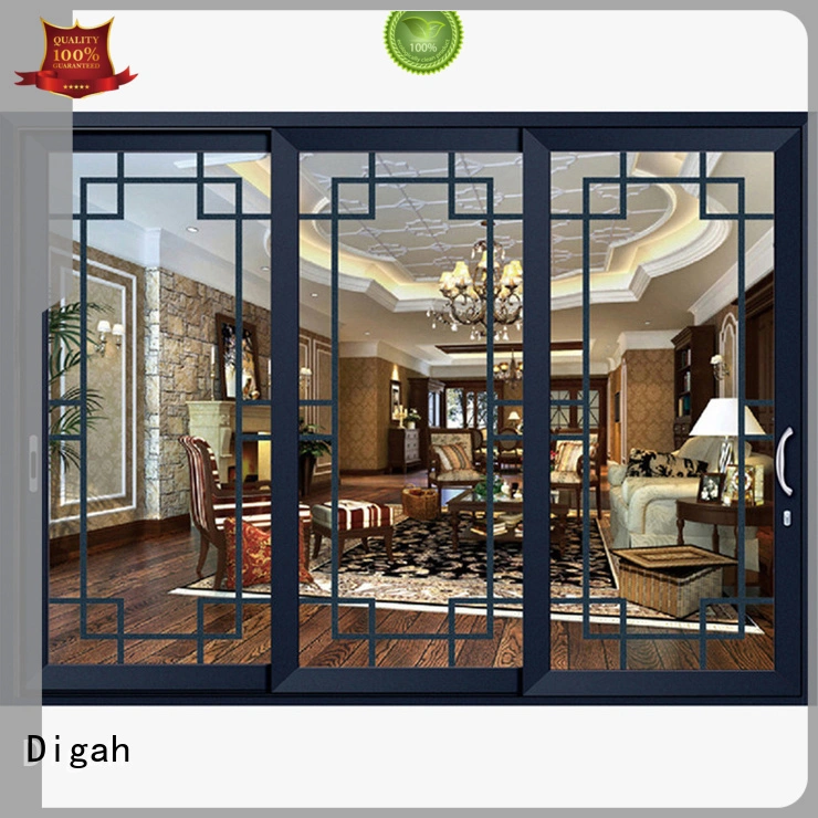 glass aluminium sliding patio doors series for bathroom 1
