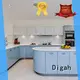 Digah high quality kitchen wall cabinets popular for decorating 1