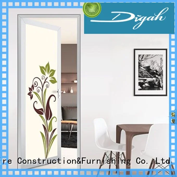 Digah elegant aluminium glazed door swing for living room 1