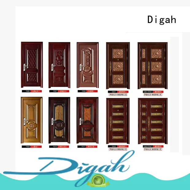 Digah armored steel door certification for bathroom 1