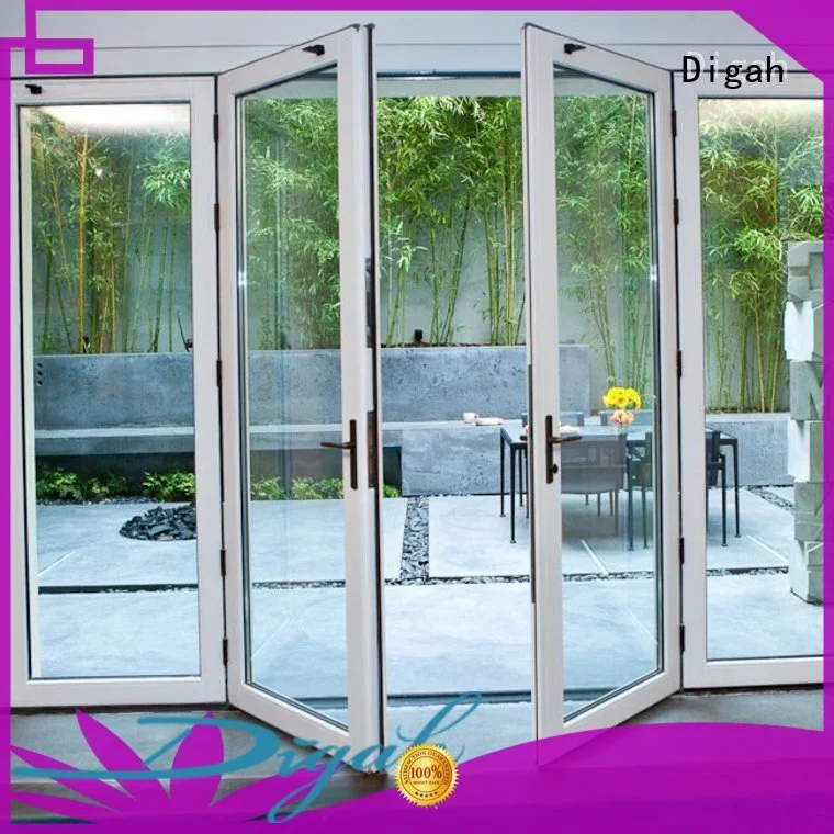 Digah elegant aluminium patio doors factory price for bathroom 1