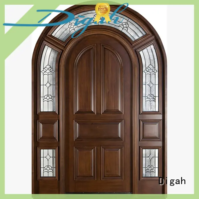 Digah laminate solid wood interior doors in china for bathroom 1