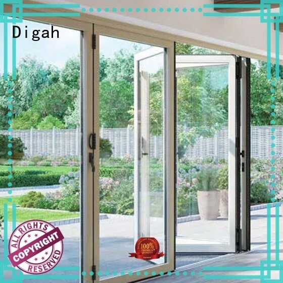 thermal Insulation aluminium bifold doors sliding in different color for conference rooms 1