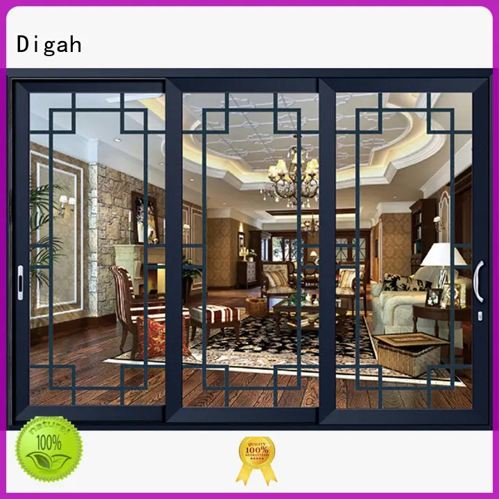 fireproof aluminium sliding patio doors glass series for balcony 1