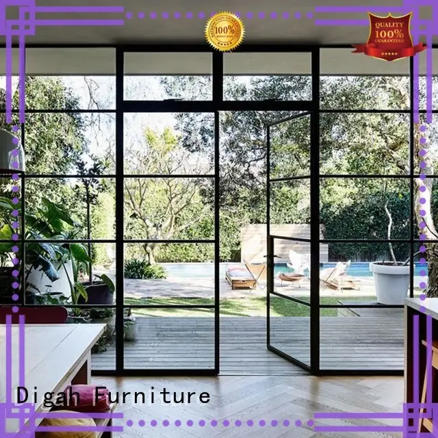 Digah swing commercial aluminum doors factory price for bathroom 1