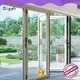 Digah moistureproof aluminium doors prices in different color for bathroom 1