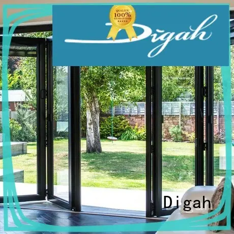 Digah grill aluminium sliding patio doors in different color for bathroom 1