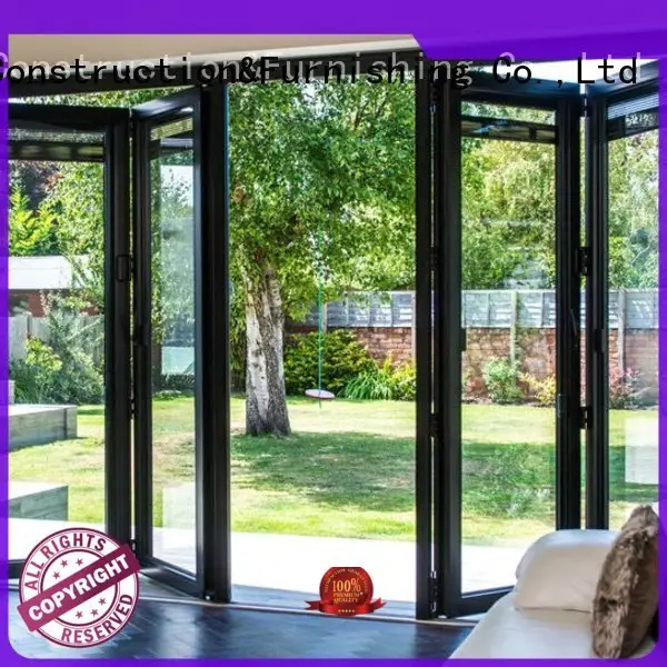 Digah design aluminium bifold doors certification for dining room 1