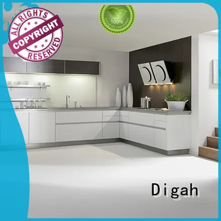 Digah high quality black kitchen cabinets for manufacturer for kitchen 1