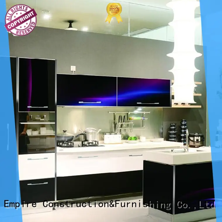 Digah customized black kitchen cabinets in china for kitchen 1