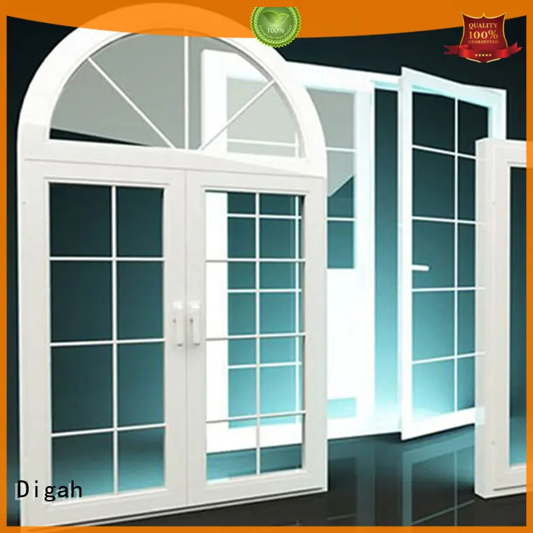 Digah different aluminium front entrance doors in different color for villas 1