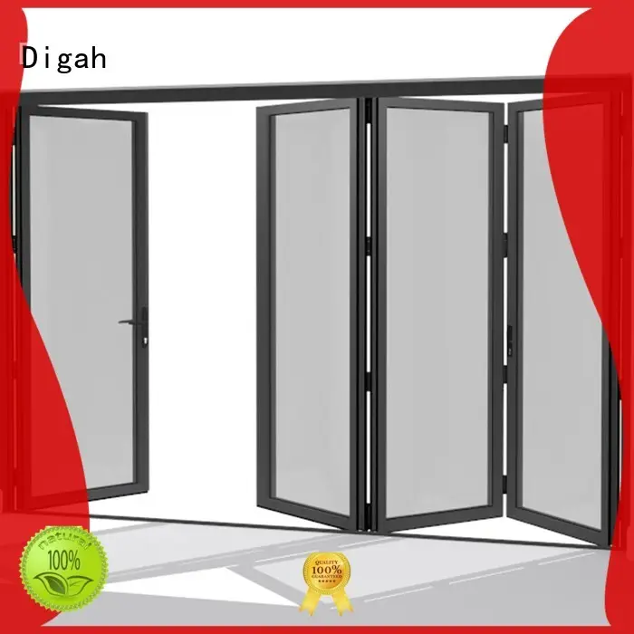Digah aluminium commercial aluminum doors in different color for balcony 1