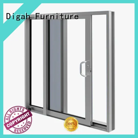 anti-burglar aluminium bifold doors customized in different color for bathroom 1