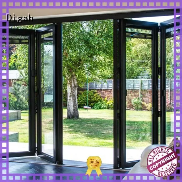 Digah commercial aluminium french doors in different color for conference rooms 1