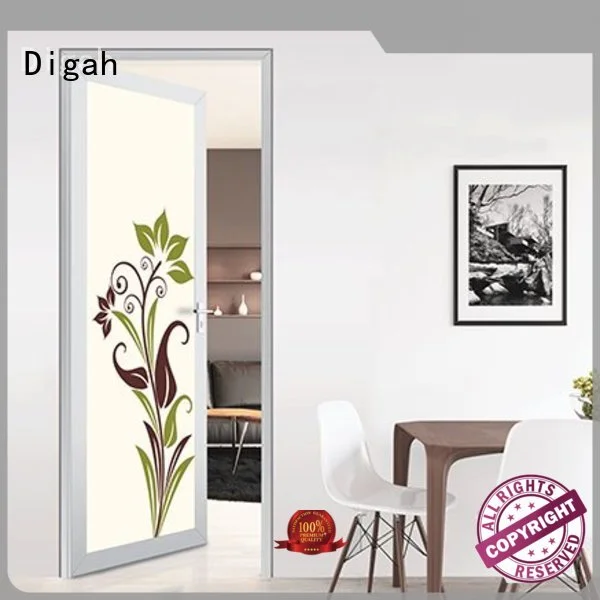 Digah tempered commercial aluminum doors certification for balcony 1
