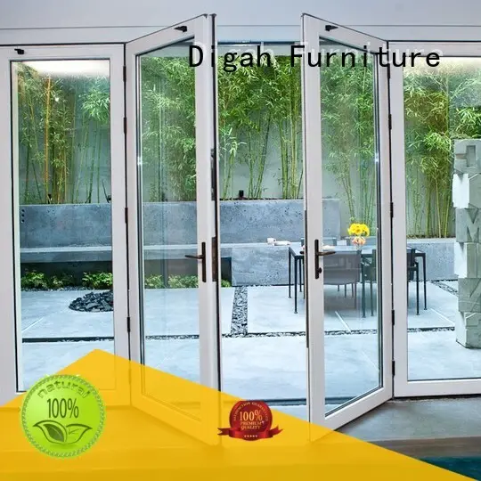 Digah glass aluminium sliding doors in different color for living room 1
