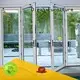 Digah glass aluminium sliding doors in different color for living room 1