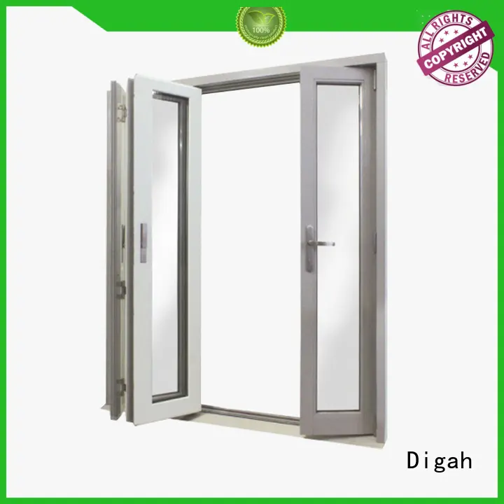 Digah aluminium aluminium glass door factory price for conference rooms 1