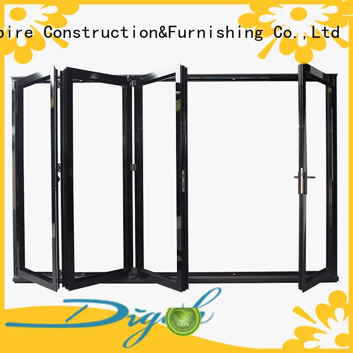 fireproof aluminium doors prices bifold series for balcony 1