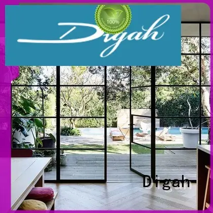 Digah thermal Insulation commercial aluminum doors in different color for conference rooms 1