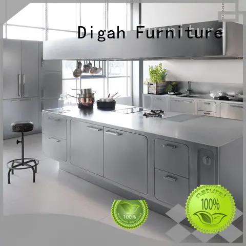 Digah steel stock white kitchen cabinets for manufacturer for kitchen 1