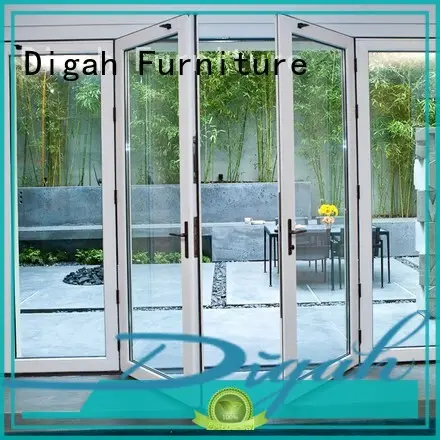 fireproof aluminium door frame tempered series for dining room 1