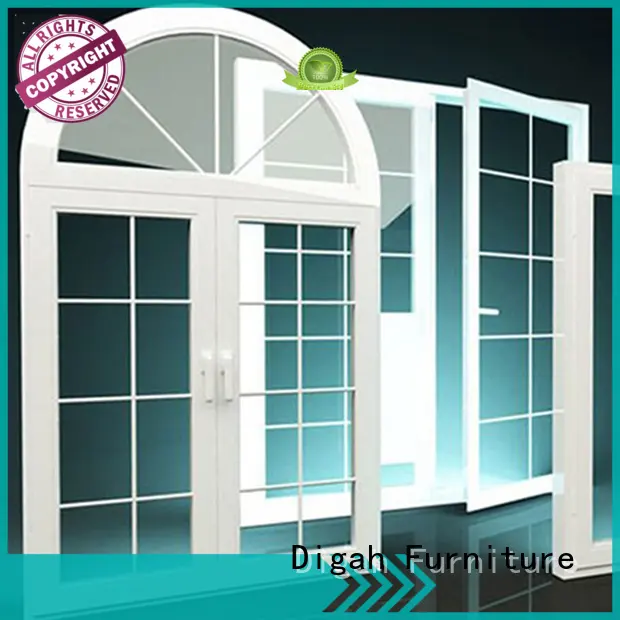 Digah economic price aluminium section sliding window certification for hotels 1
