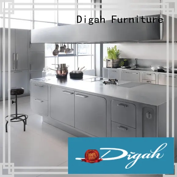 Digah acrylic kitchen cabinets for sale online in china for decorating 1