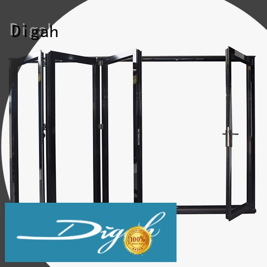 Digah waterproof aluminium bifold doors in different color for living room 1