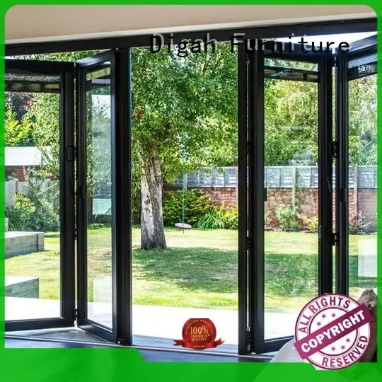 Digah windproof aluminium sliding patio doors in different color for conference rooms 1