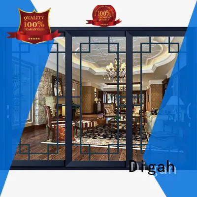 Digah fireproof aluminium glass door in different color for bathroom 1