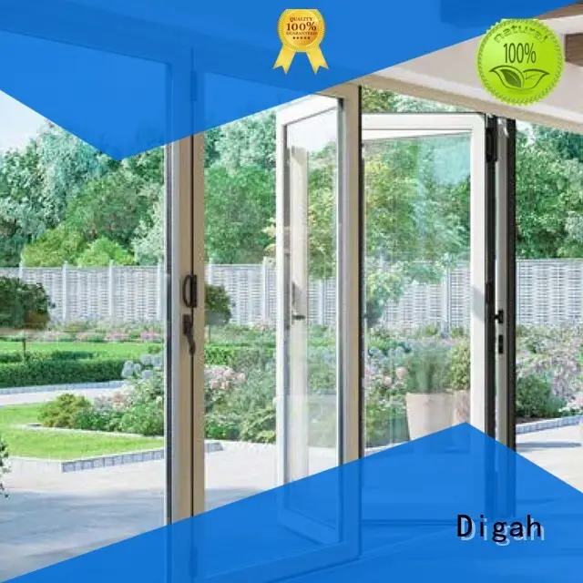 Digah popular aluminium patio doors in different color for dining room 1