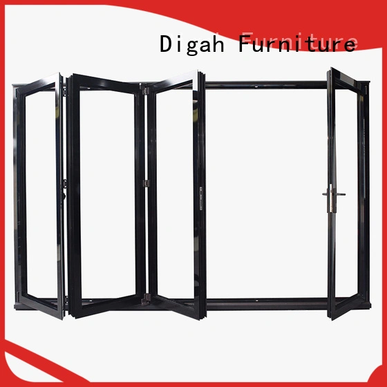 Digah sliding aluminium sliding doors in different color for bathroom 1