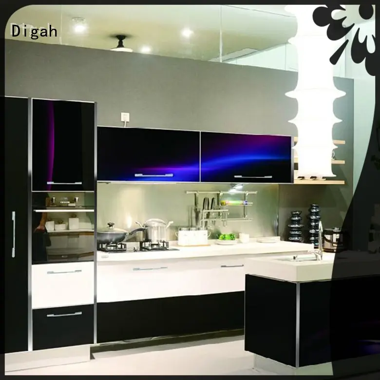 Digah easy to clean off the shelf cabinets at discount for kitchen 1
