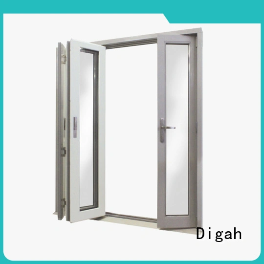 Digah graceful aluminium glass door factory price for bathroom 1