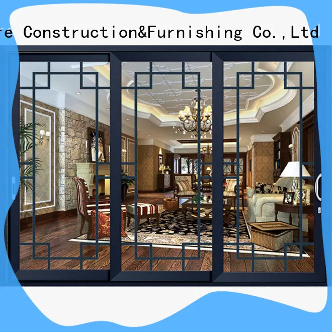 Digah swing aluminium french doors factory price for bathroom 1